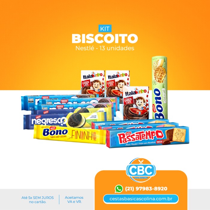 Kit Biscoito Nestlé