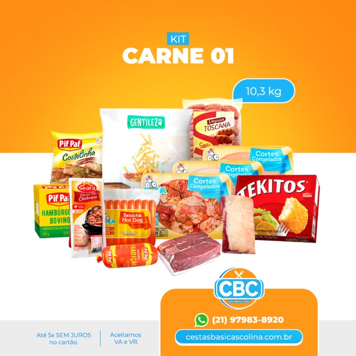 Kit Carne 1 - Padrão