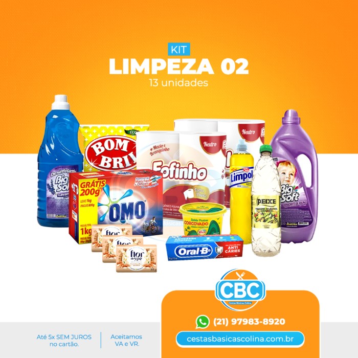Kit Limpeza 2 - Folha Dupla