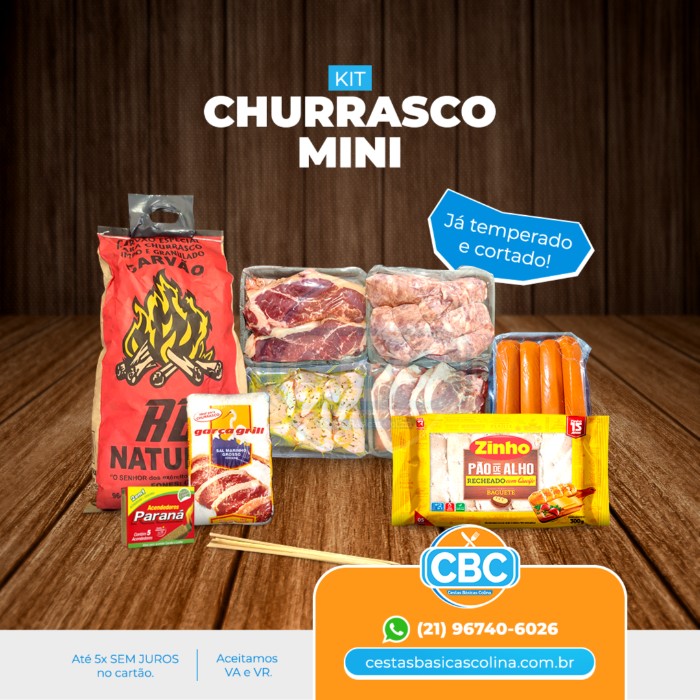 Kit Churrasco Mini