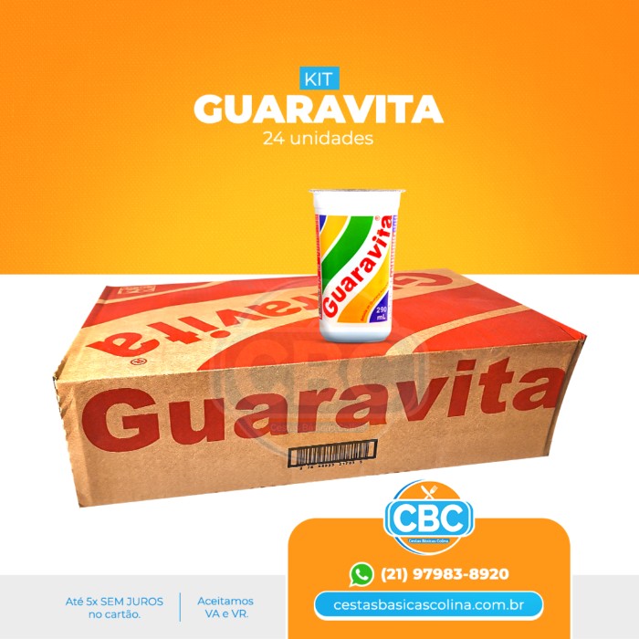 Caixa de Guaravita (24 copos de 290ml)