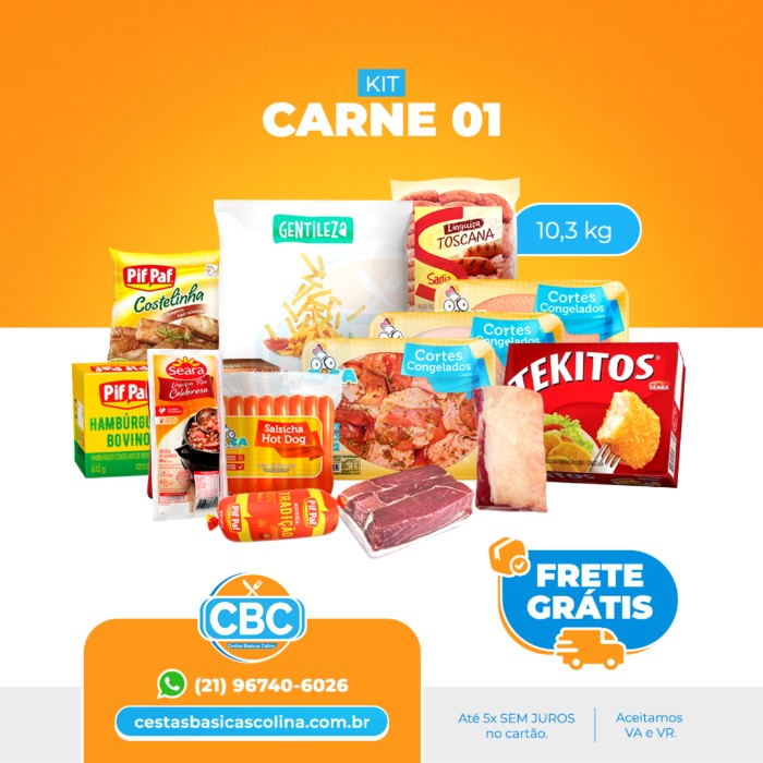 Kit Carne 1 - Padrão